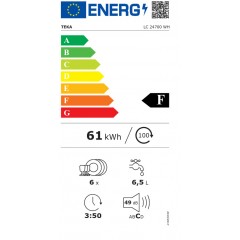 Teka LC24700WH Πλυντήριο Πιάτων Πάγκου για 6 Σερβίτσια AquaSafe Π55xY43.8εκ. Λευκό Teka LC24700WH Πλυντήριο Πιάτων Πάγκου για 6 Σερβίτσια AquaSafe Π55xY43.8εκ. Λευκό